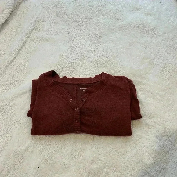 Abercrombie & Fitch Long Sleeve Button Up Top Soft AF Women S - Picture 1 of 5